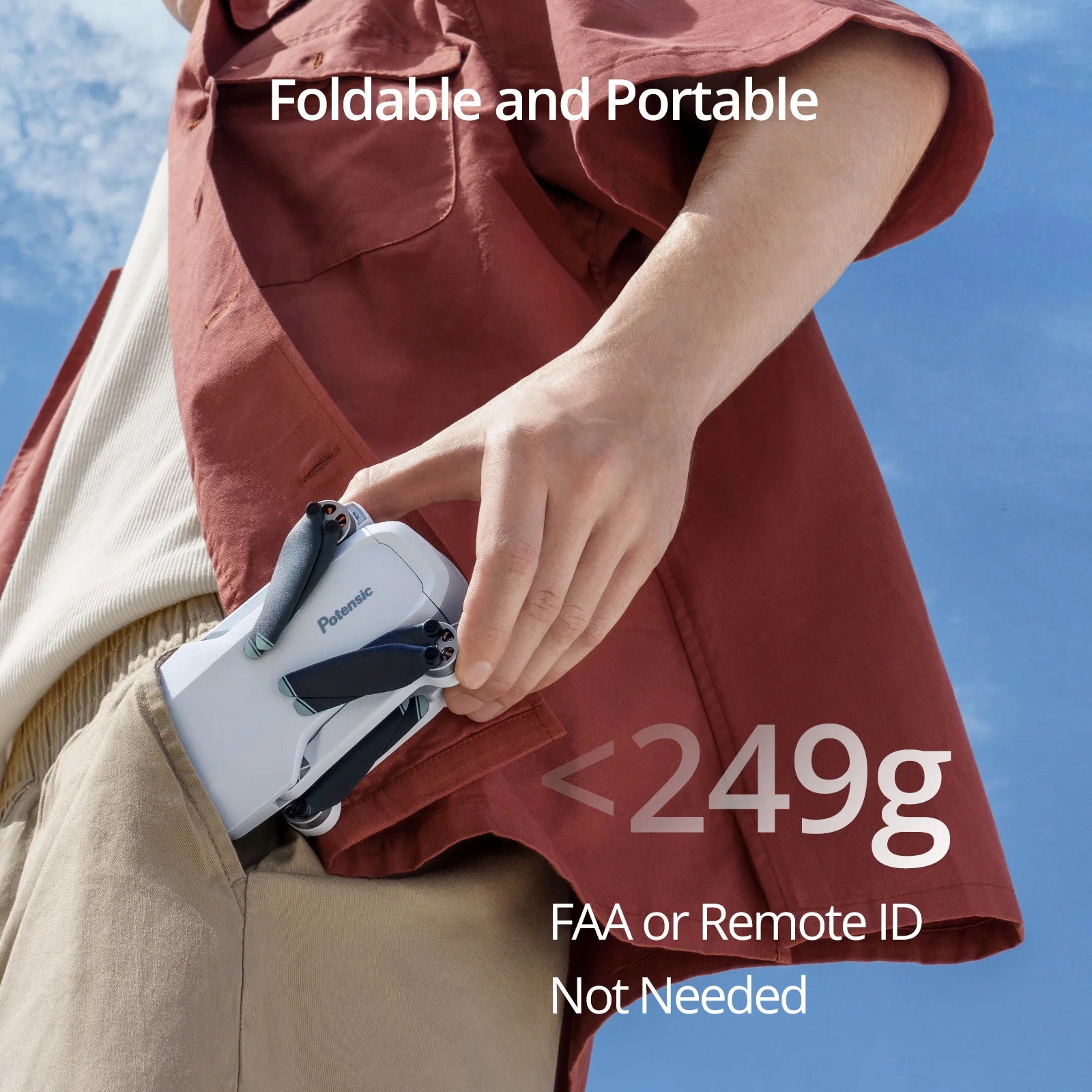 Potensic C0 Mini Drone 4K GPS with 3-Axis Gimbal