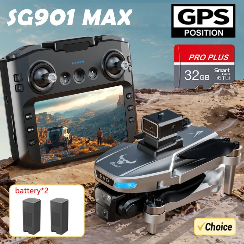 SG109 Pro Max 4K GPS Mini Drone with Screen Remote