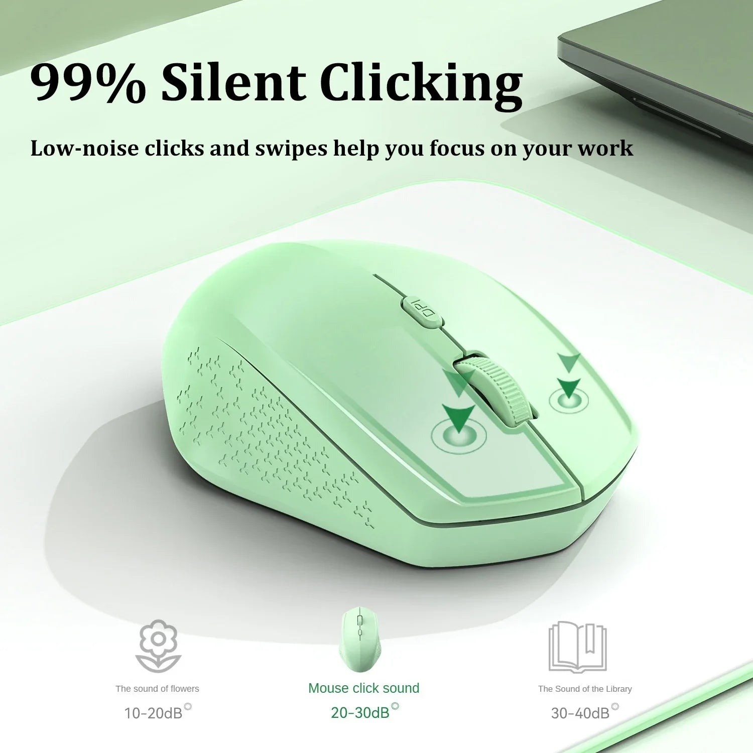Bluetooth 5.2 Dual-Mode Wireless Mouse