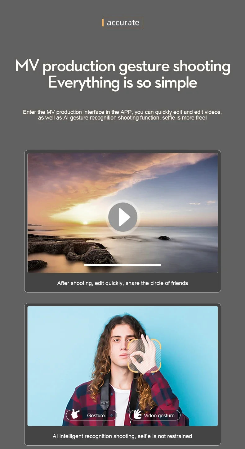 S2S Mini Drone – 4K/8K HD Camera, Obstacle Avoidance, Foldable RC Quadcopter