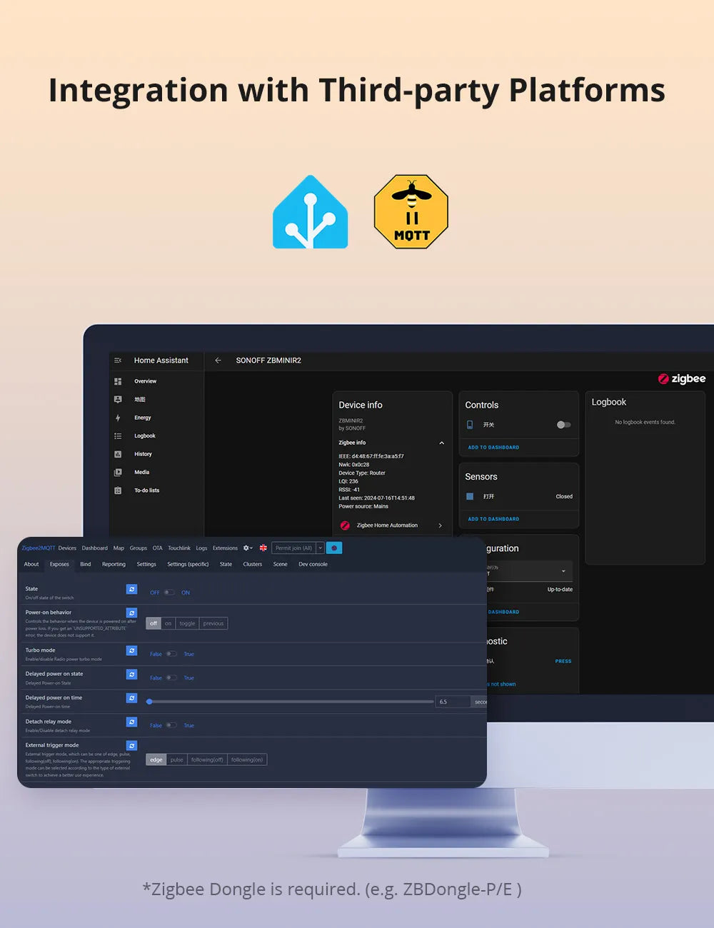 SONOFF ZBMINIR2 Zigbee Smart Switch with Remote Control