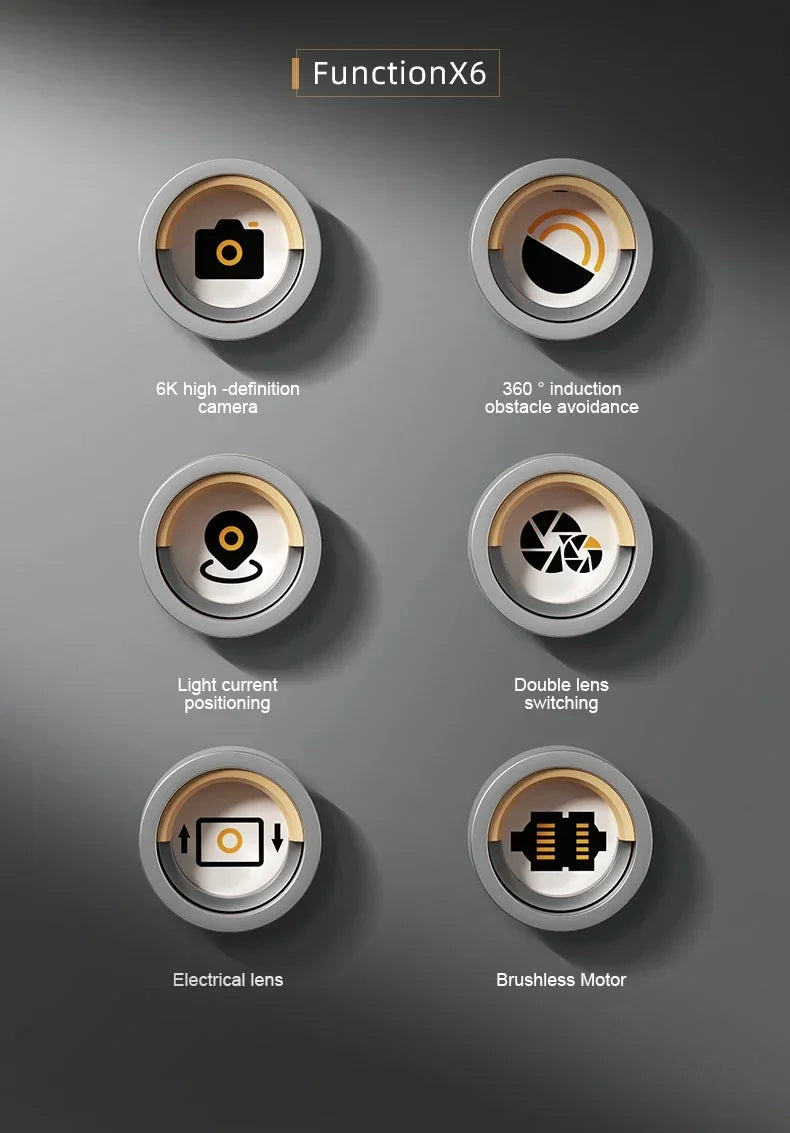 S2S Mini Drone 8K HD Camera Foldable Quadcopter