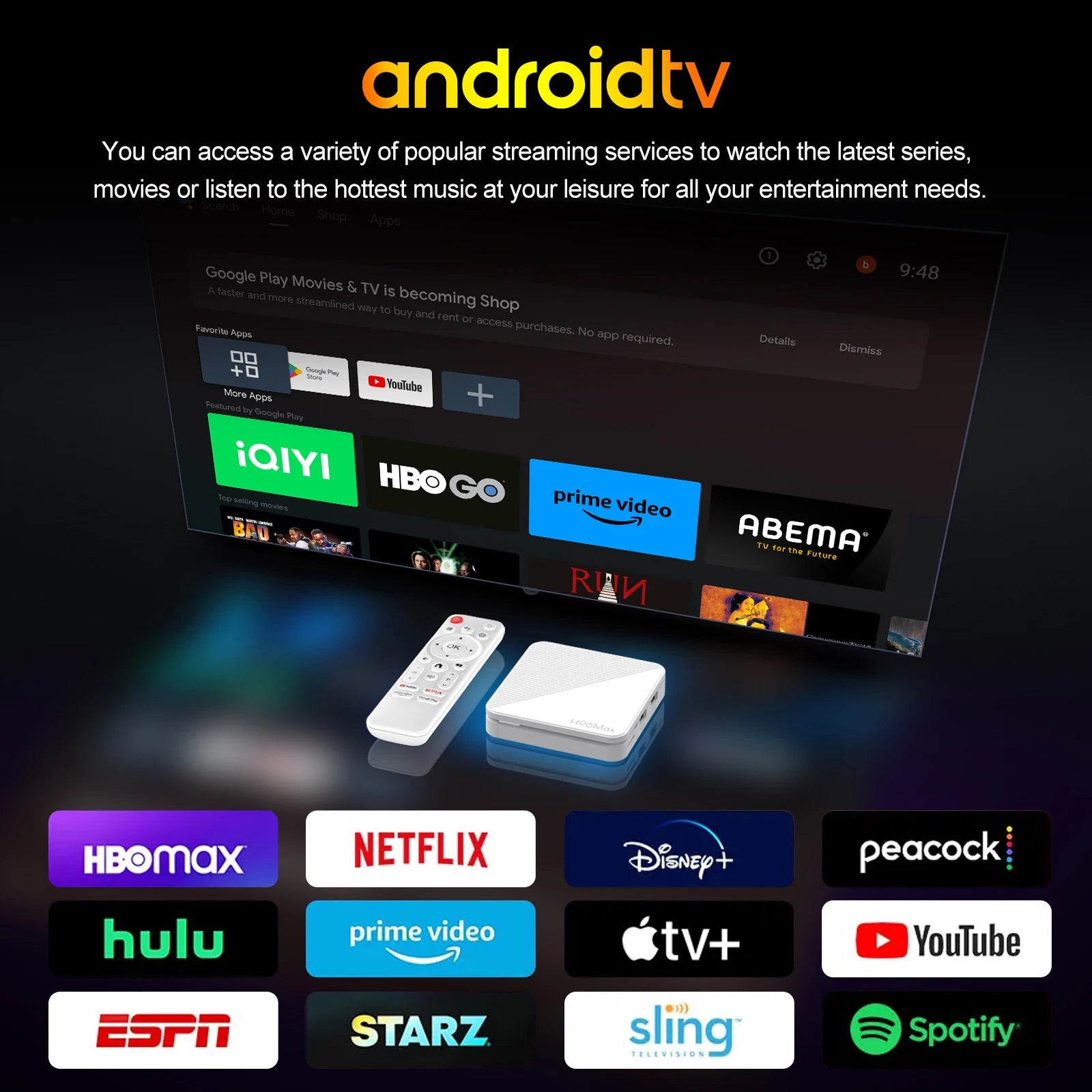 H96 Max H313 Smart TV Box – Android 14, WiFi 6, 4K UHD