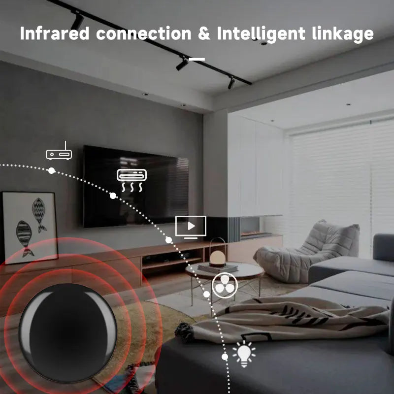Tuya WiFi IR Universal Remote – Smart Home Infrared Controller for AC, TV, Alexa & Google Home