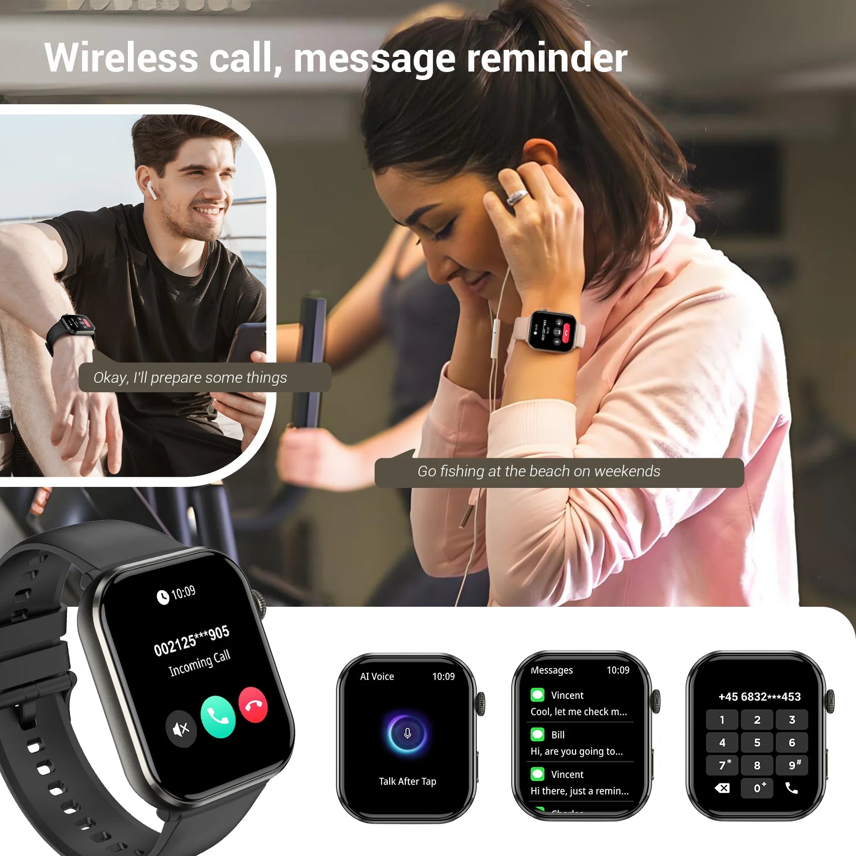 Blackview R60 Smartwatch 2025 Bluetooth Call AMOLED