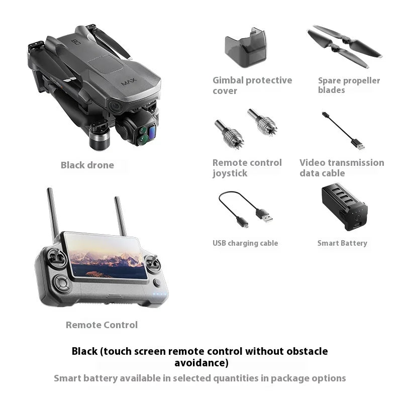 P7 Max 3-Axis Gimbal 5G FPV Drone with Obstacle Avoidance