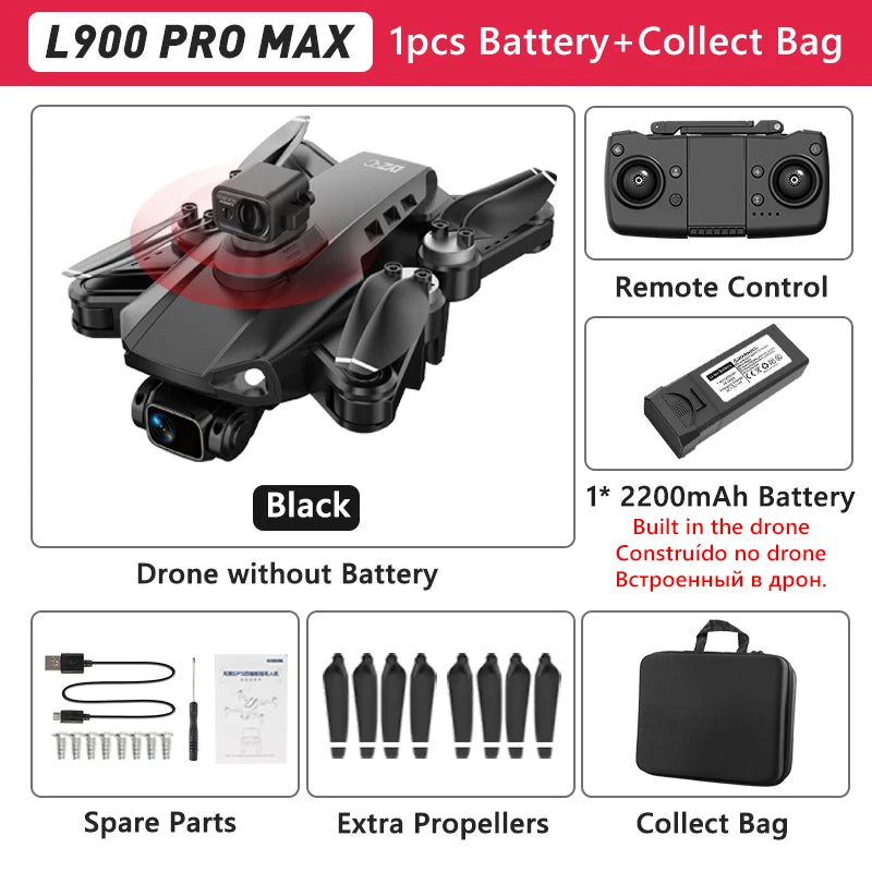 LYZRC L900 Pro GPS Drone – 4K Dual Camera 5G WiFi Foldable FPV Quadcopter