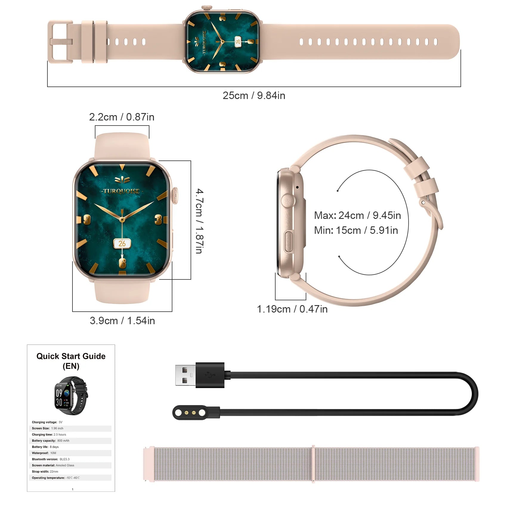 Blackview R60 Smartwatch 2025 Bluetooth Call AMOLED