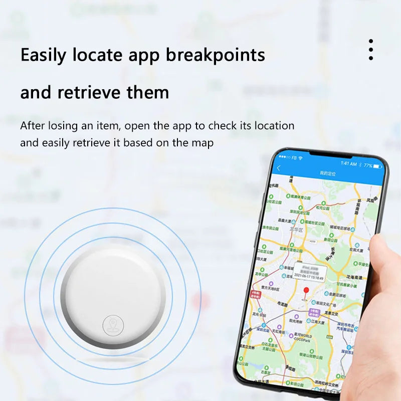 Xiaomi Mini Smart Bluetooth GPS Tracker – Anti-Lost Finder for Pets, Kids, Bags & Wallets
