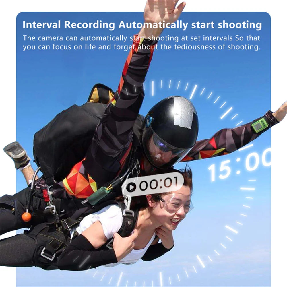 AMORUS Mini 2.7K Thumb Action Camera