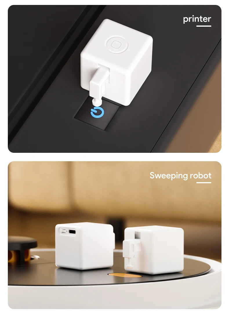 Tuya ZigBee Fingerbot Plus – Type-C Rechargeable Smart Button Pusher for Alexa & Google Home