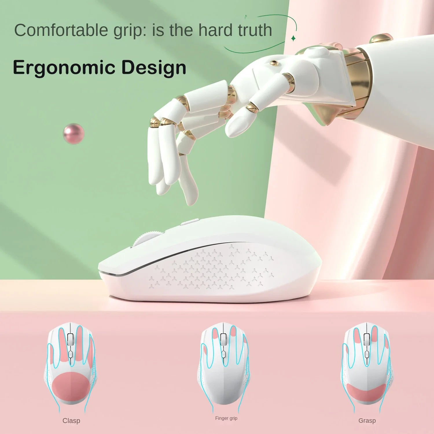 Bluetooth 5.2 Dual-Mode Wireless Mouse