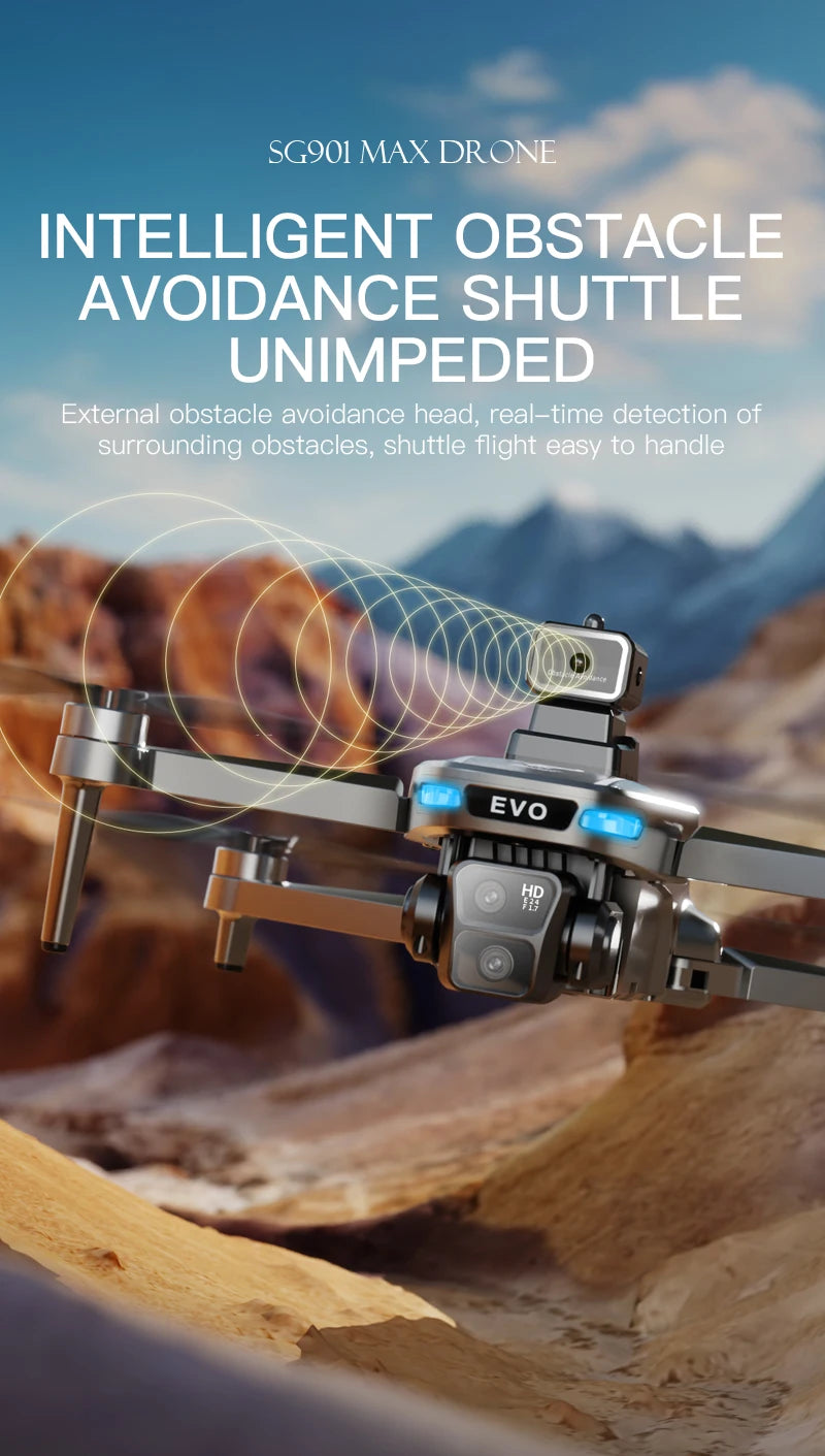 SG901 Max 8K GPS Drone with Screen Remote & Obstacle Avoidance
