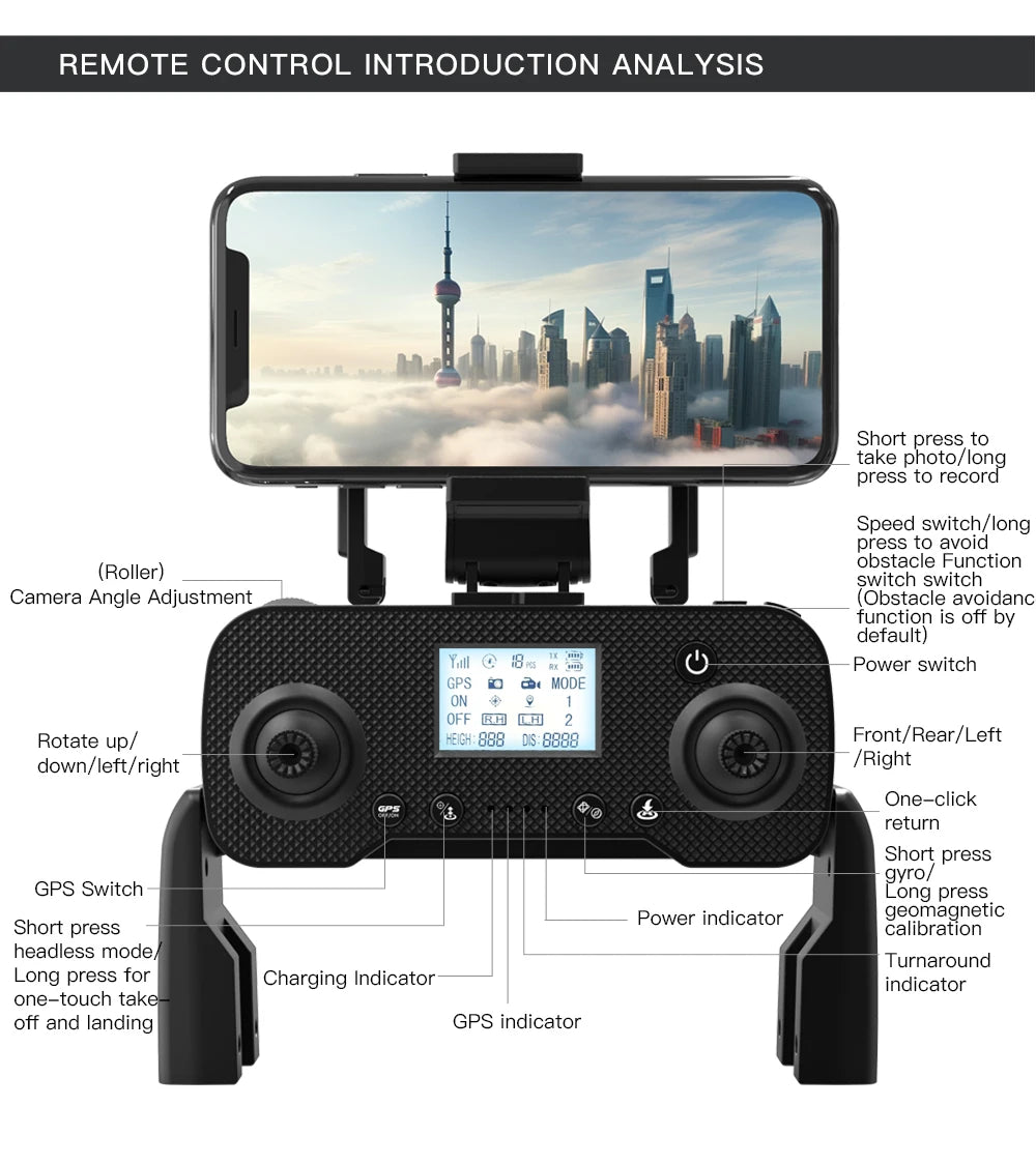 L200 Pro Max 4K GPS Drone with 2-Axis Gimbal