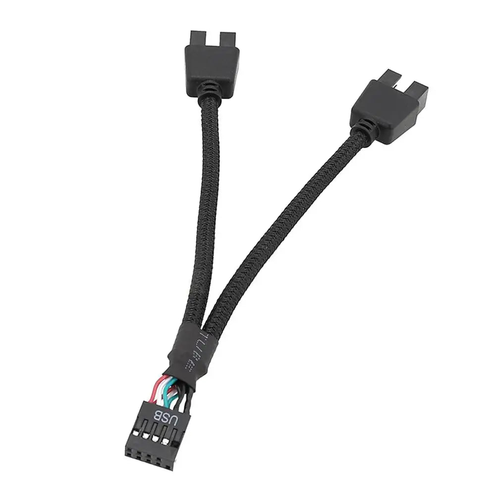 12cm USB Motherboard Extension Cable 9 Pin Y Splitter