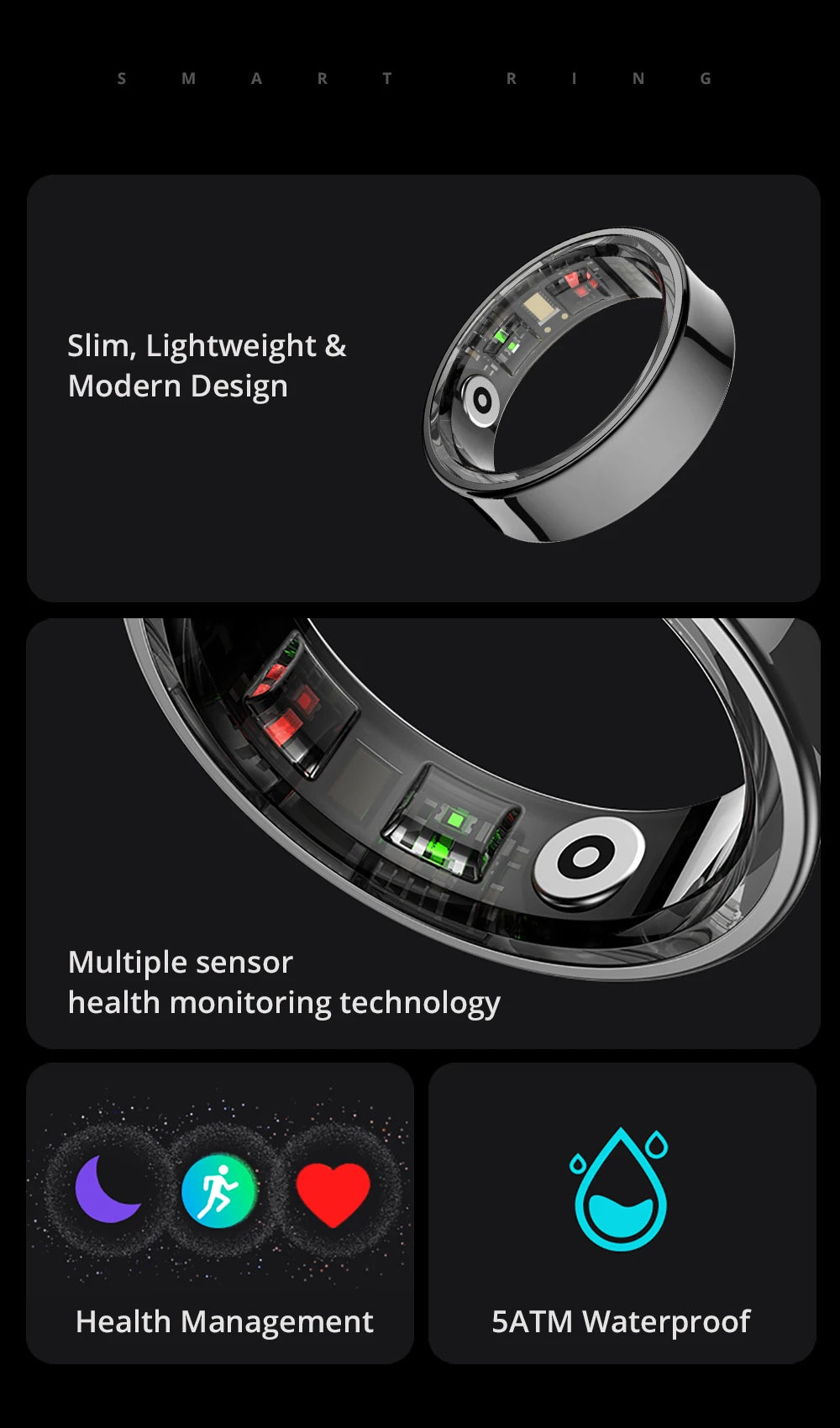 COLMI R09 Smart Ring 2024 with Health Monitoring