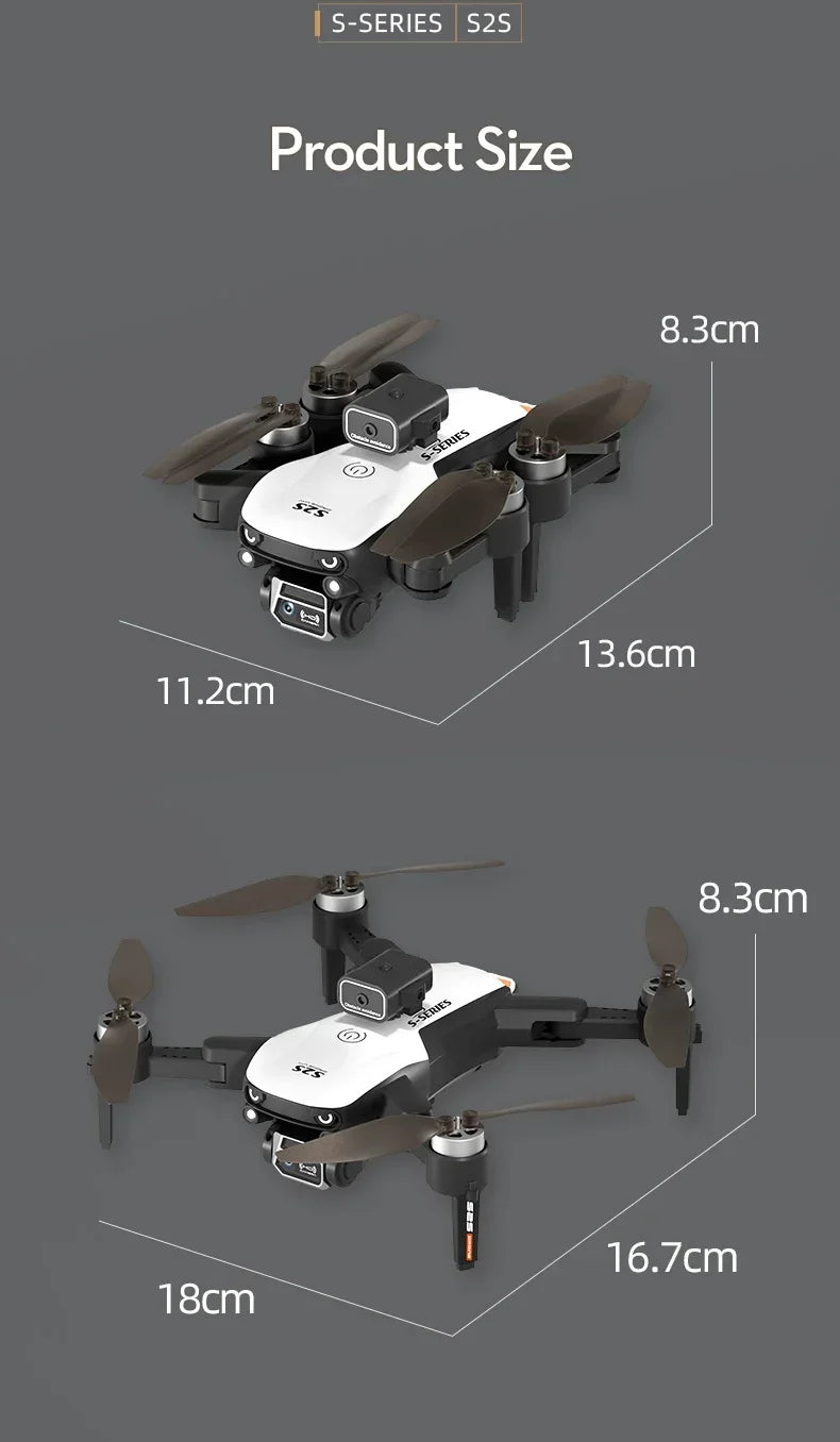 S2S Mini Drone 8K HD Camera Foldable Quadcopter